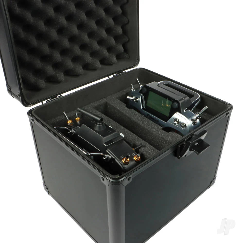 JP Transmitter Case Aluminium (Black) Face-To-Face Double JPD101003