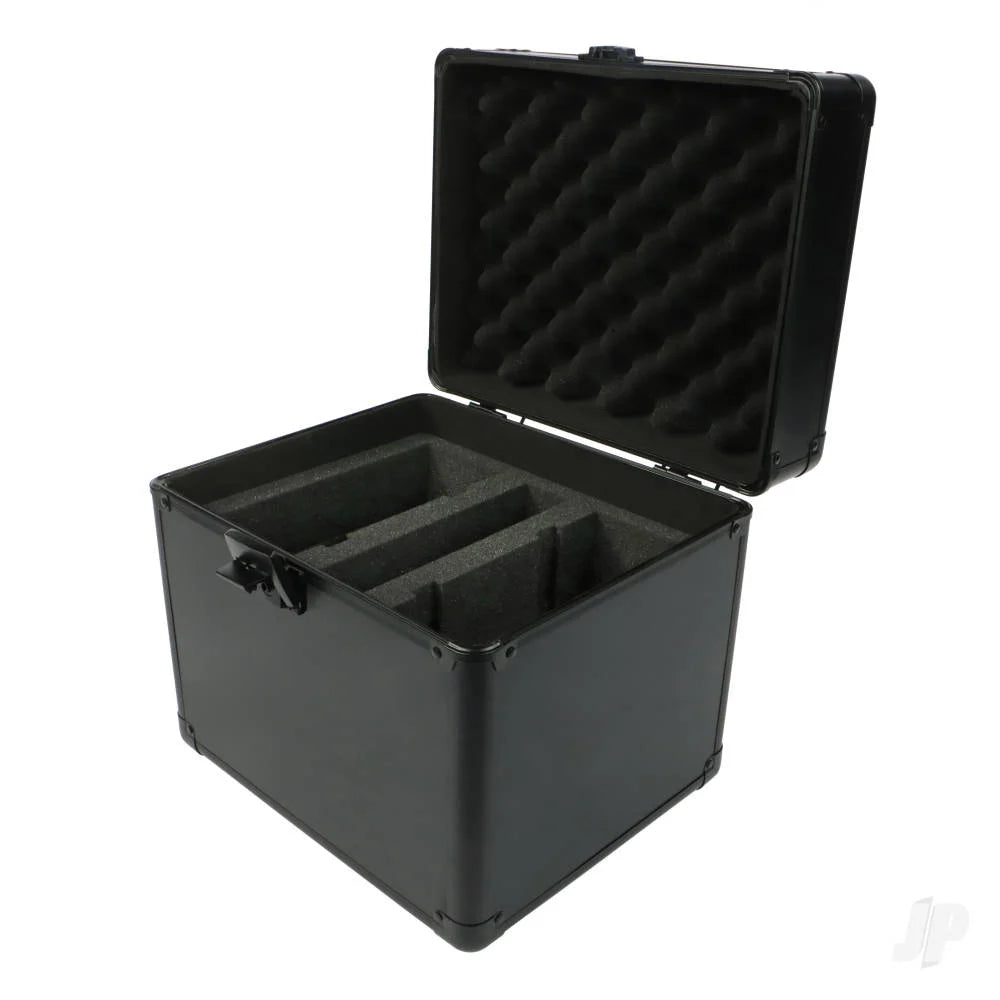 JP Transmitter Case Aluminium (Black) Face-To-Face Double JPD101003