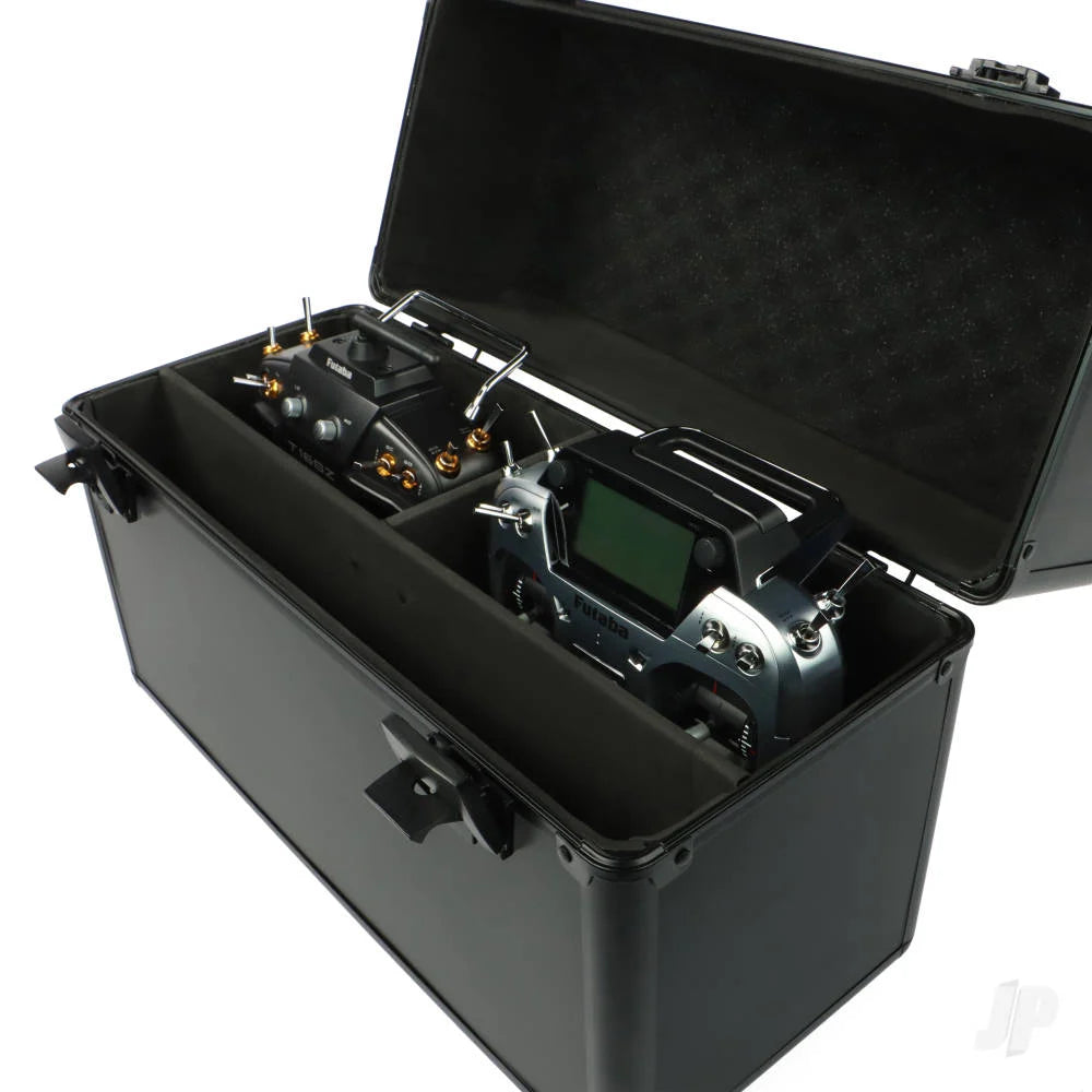 JP Transmitter Case Aluminium (Black) Side-By-Side Double JPD101005