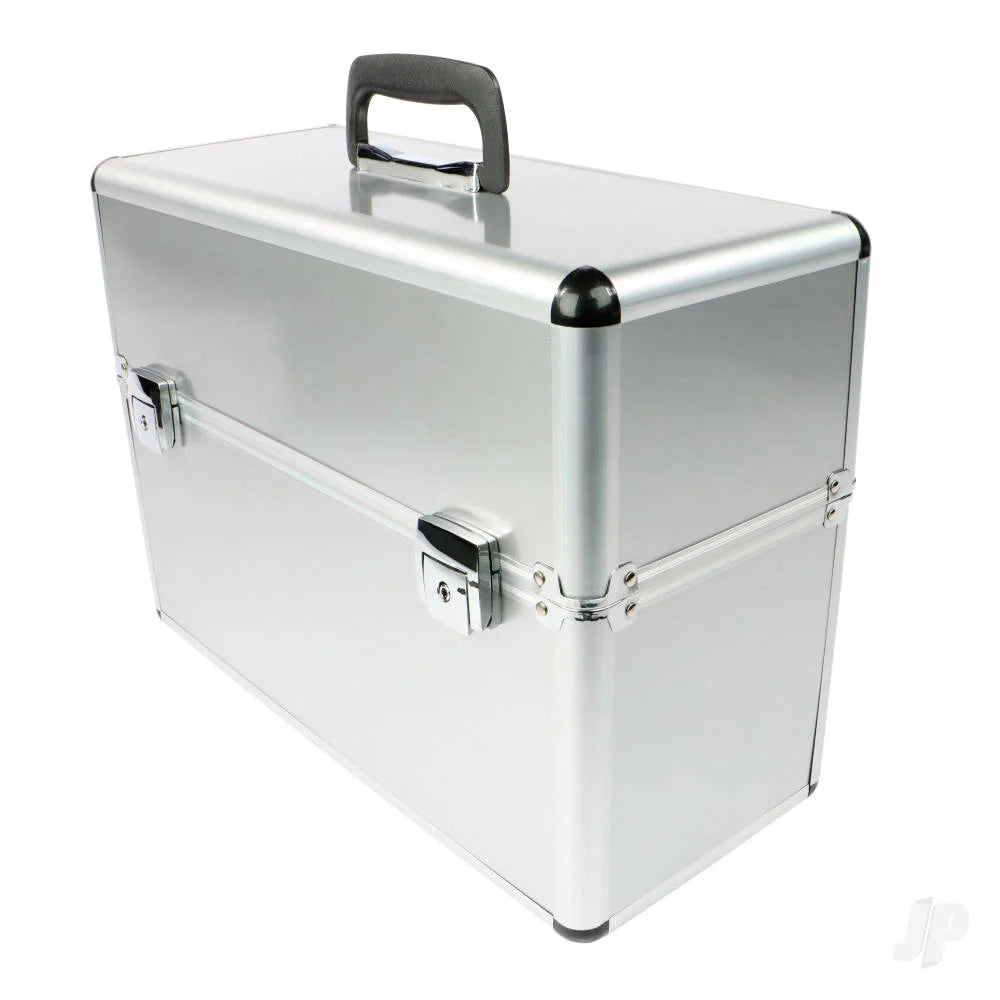 JP Transmitter Case Aluminium (Silver) Side-By-Side Double JPD101006