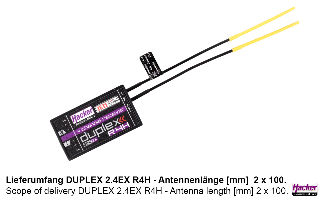 Jeti Duplex 2.4EX Receiver R4H JDEX-R4H