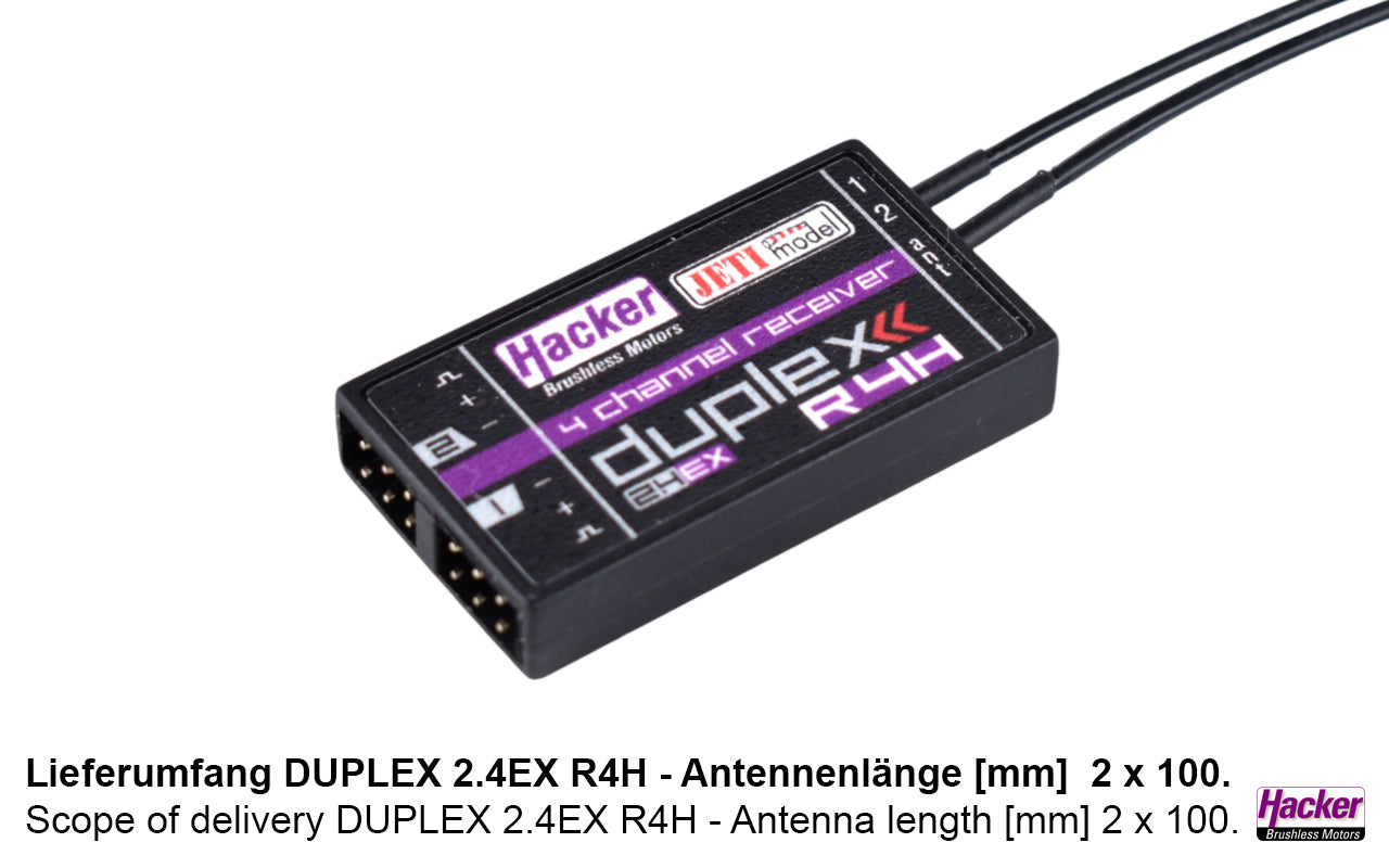 Jeti Duplex 2.4EX Receiver R4H JDEX-R4H