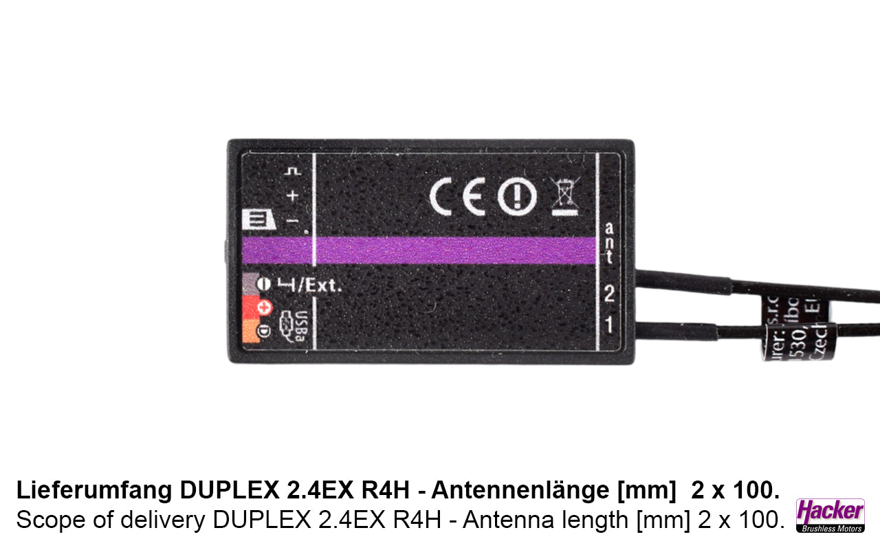 Jeti Duplex 2.4EX Receiver R4H JDEX-R4H
