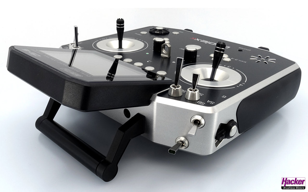 Jeti Duplex DS-16 Mk2 NG Carbon Line Silver Transmitter Multimode DS16 with Rex 10 Receiver