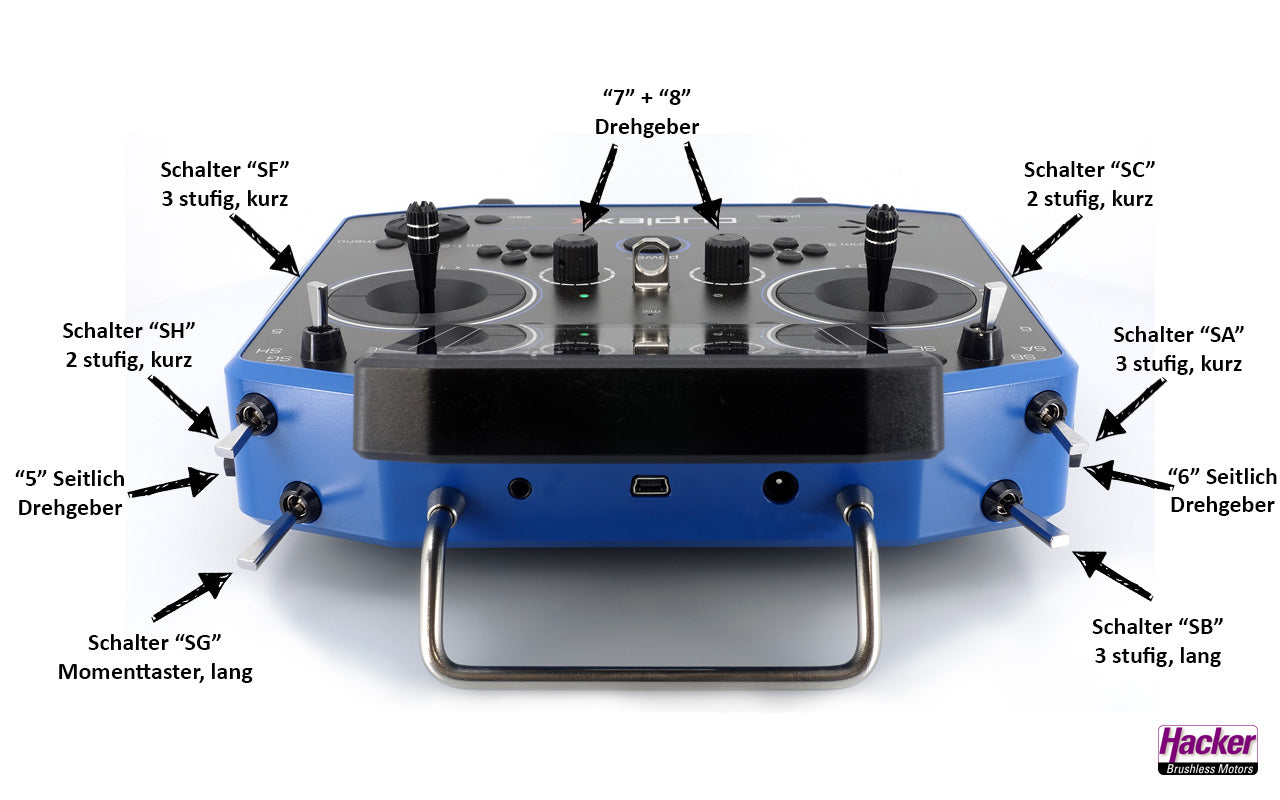 Jeti Duplex DS-16 Mk2 NG Carbonline MM Black Lacquered Transmitter Multimode JDEX-TDS16II-CLKL