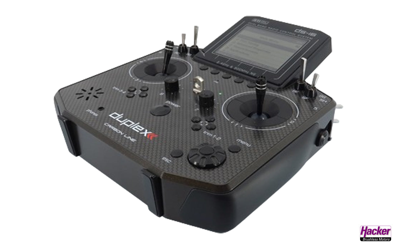Jeti Duplex DS-16 Mk2 NG Carbonline MM Black Lacquered Transmitter Multimode JDEX-TDS16II-CLKL