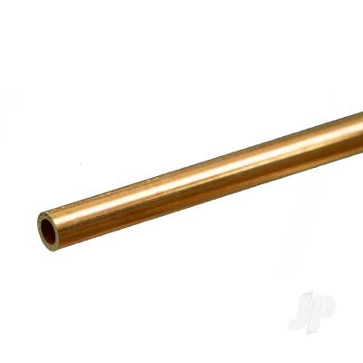 K&S Metals 3/16 Brass Round Tube, .029 Wall (12in long) KNS8207