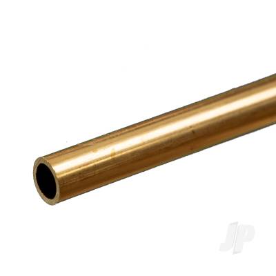 K&S Metals 1/4 Brass Round Tube, .029 Wall (12in long) KNS8209