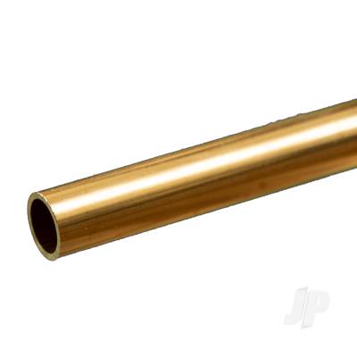 K&S Metals 5/16 Brass Round Tube, .029 Wall (12in long) KNS8211