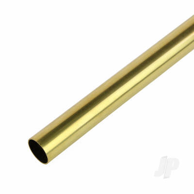 K&S 1/8 x .014 Round Soft Bendable Brass Tube 12" 8121