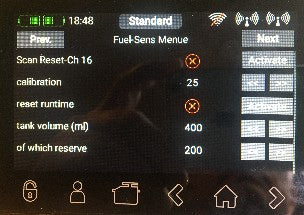 Live Telemetry Fuel Gauge for Combustion & Turbine Engines from Smoke Systems Fuel Sensor (S) 20 - 150ml/min) for upto 100N Turbines