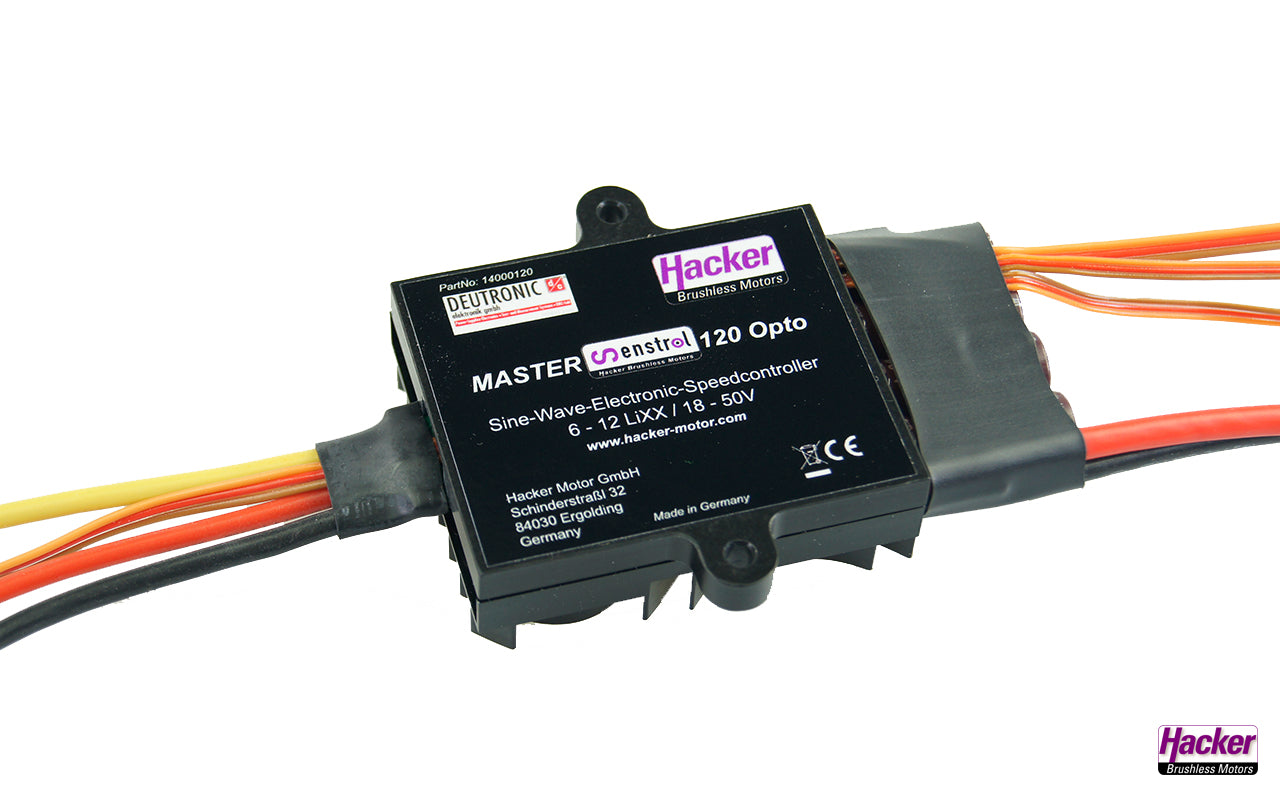 MASTER Senstrol 120A Opto ESC from Hacker 14000120