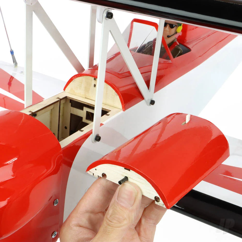 Max-Thrust Double Trouble, Balsa Pro-Built (7.5-8.5cc / 4s) 1.13m / 44in, Red MAXB-DT-R