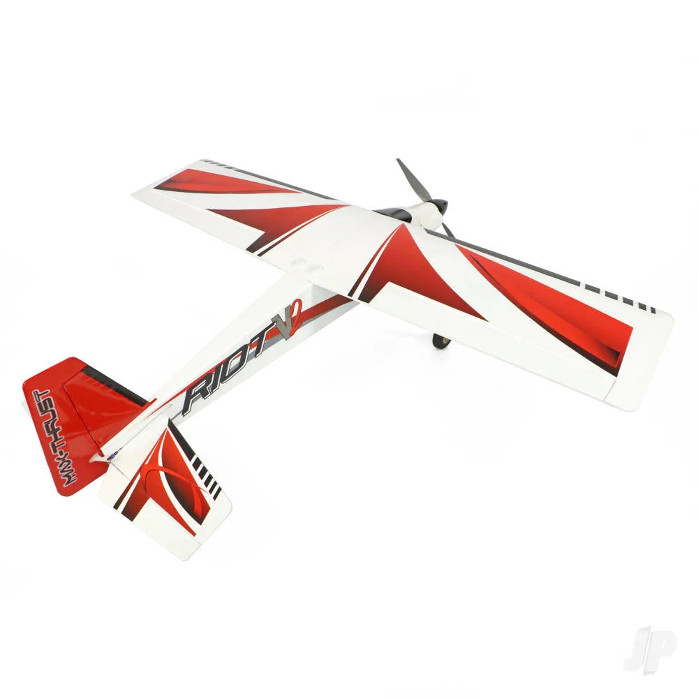 Max-Thrust Riot, Balsa Pro-Built (7.5-8.5cc / 4s) 1.38m / 54in, Red MAXB-RIOT-R