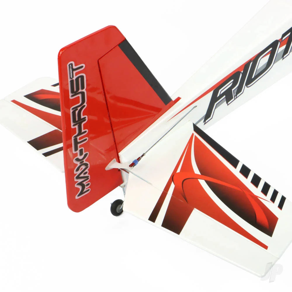 Max-Thrust Riot, Balsa Pro-Built (7.5-8.5cc / 4s) 1.38m / 54in, Red MAXB-RIOT-R