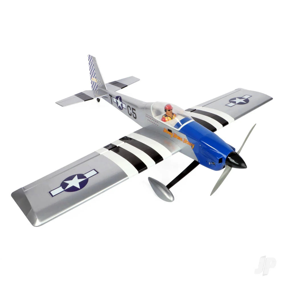 Max-Thrust Ruckus, Balsa Pro-Built (7.5 - 8.5cc / 4s) 1.38m / 54in, P-51 MAXB-RUCKUS-P51