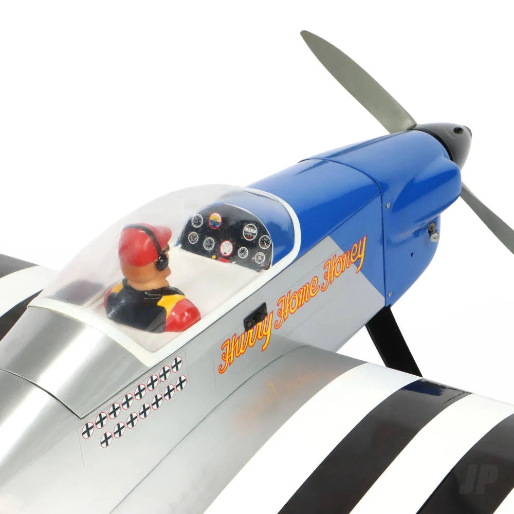 Max-Thrust Ruckus, Balsa Pro-Built (7.5 - 8.5cc / 4s) 1.38m / 54in, P-51 MAXB-RUCKUS-P51