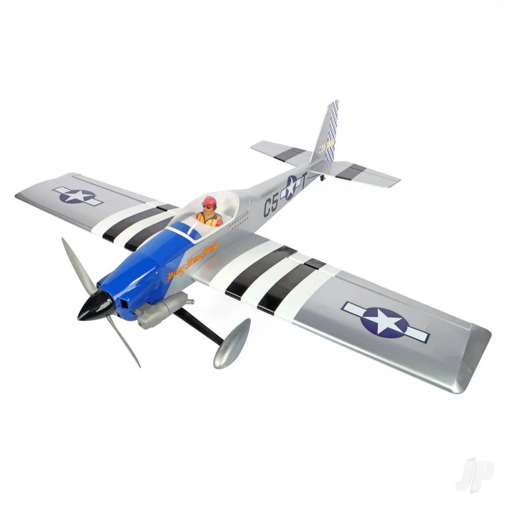 Max-Thrust Ruckus, Balsa Pro-Built (7.5 - 8.5cc / 4s) 1.38m / 54in, P-51 MAXB-RUCKUS-P51