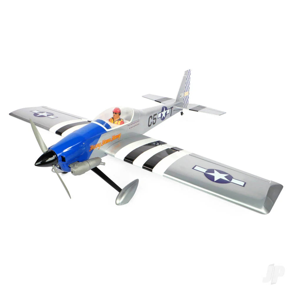Max-Thrust Ruckus, Balsa Pro-Built (7.5 - 8.5cc / 4s) 1.38m / 54in, P-51 MAXB-RUCKUS-P51