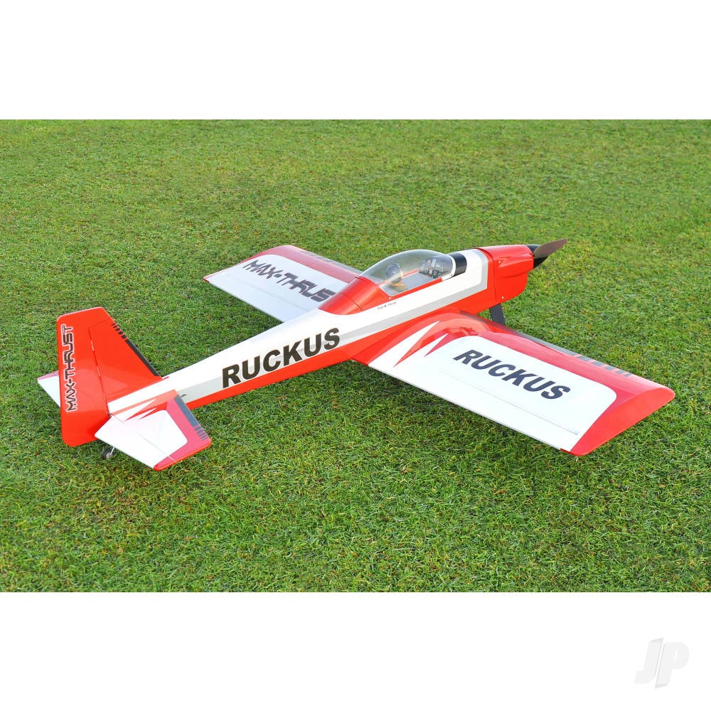 Max-Thrust Ruckus, Balsa Pro-Built (7.5 - 8.5cc / 4s) 1.38m / 54in, Red MAXB-RUCKUS-R