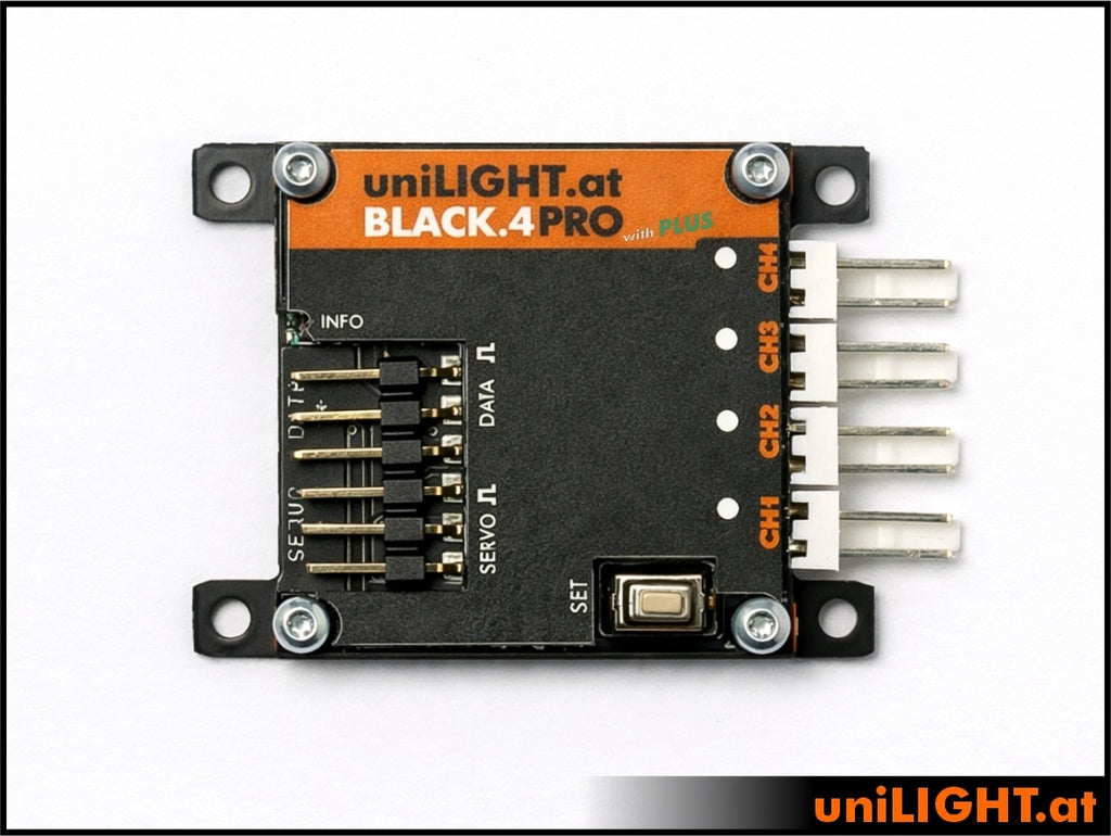 UniLIGHT 4-channel BLACK.4+PRO MODUL-B4PRO