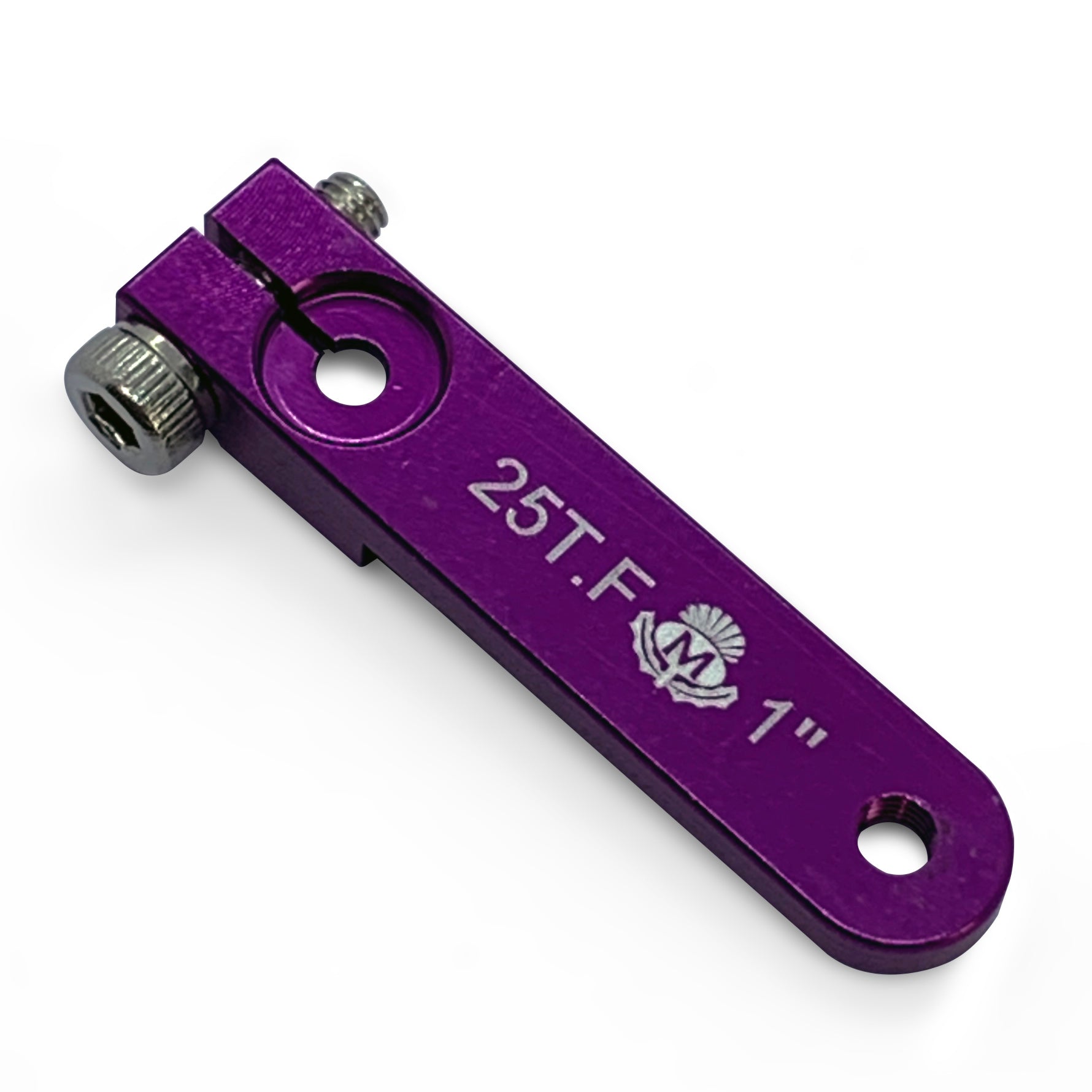 MacGregor Futaba Aluminium Servo Arm 1.0in M3 Purple ACC0190