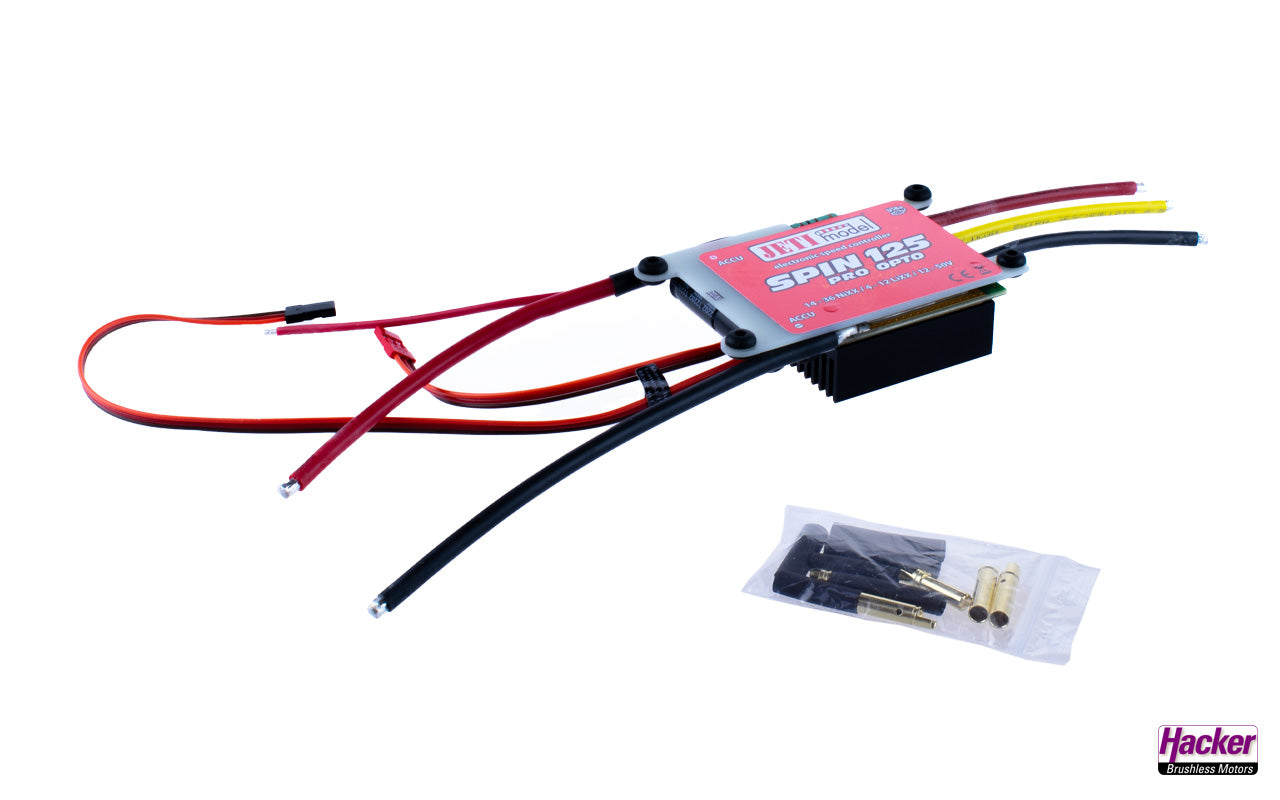 MasterSPIN 125 Pro ESC from Jeti OPTO JSP-125-O 51007010