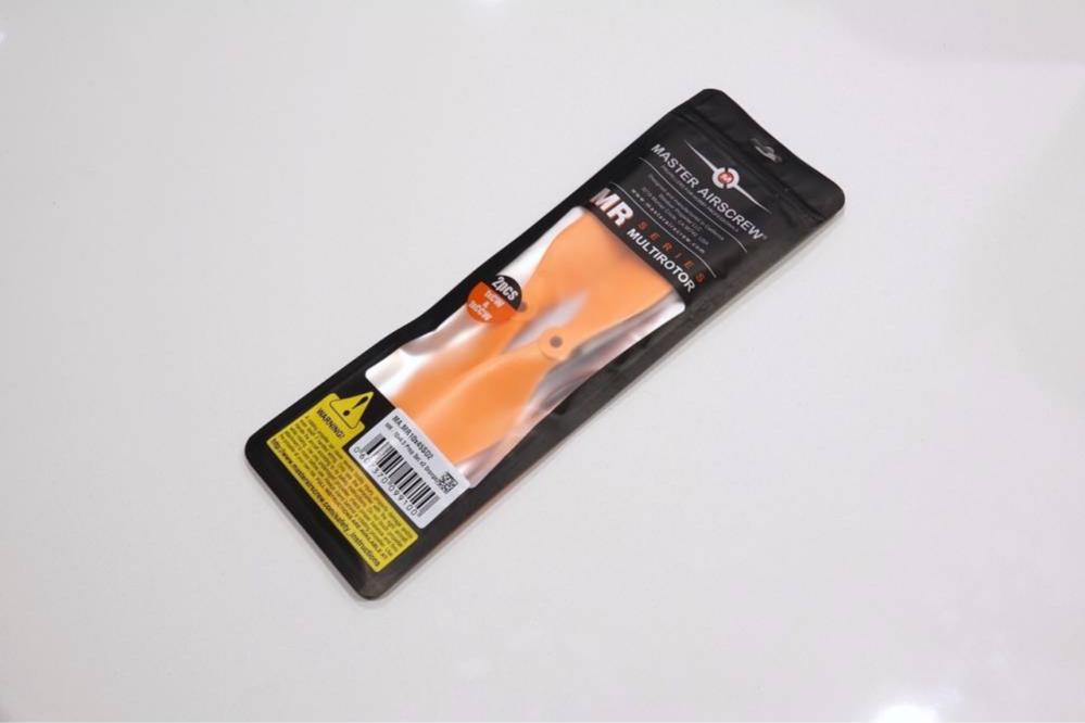 Master Airscrew 10 x 4.5" MR Propeller Set (x2) - Orange MASMR10X45SO2