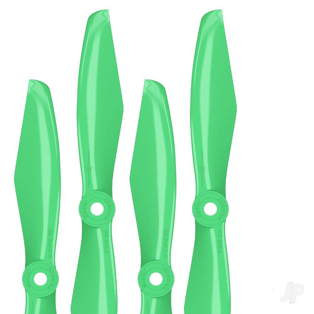 Master Airscrew 5x4.5" RS-FPV Racing Propeller Set (x4) - Green