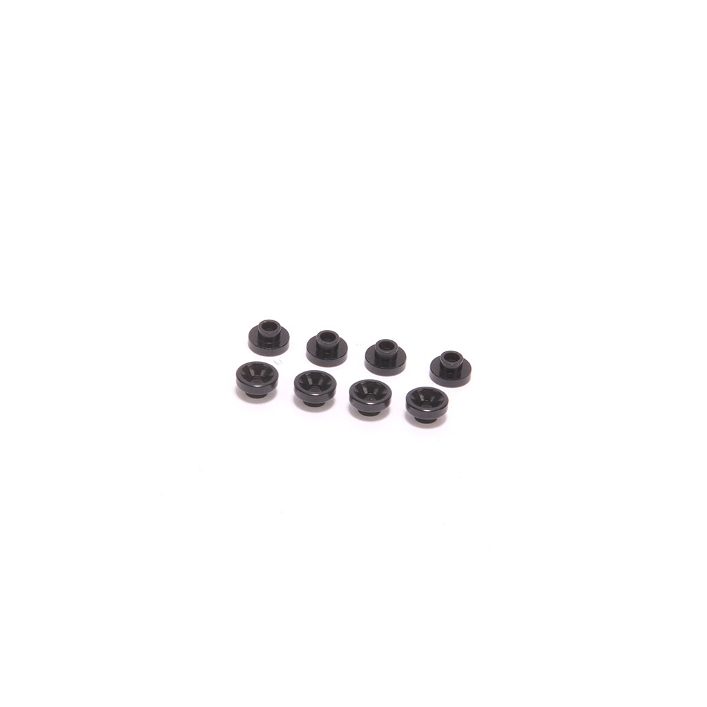 Monkey King RC Aluminium Servo Washer Black 4.3mm Pk8 MK559543