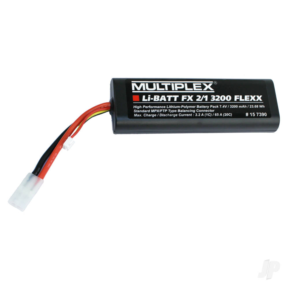 Multiplex LI-BATT FX 2/1-3200 7.4V Flexx 157390 25157390 MPX157390