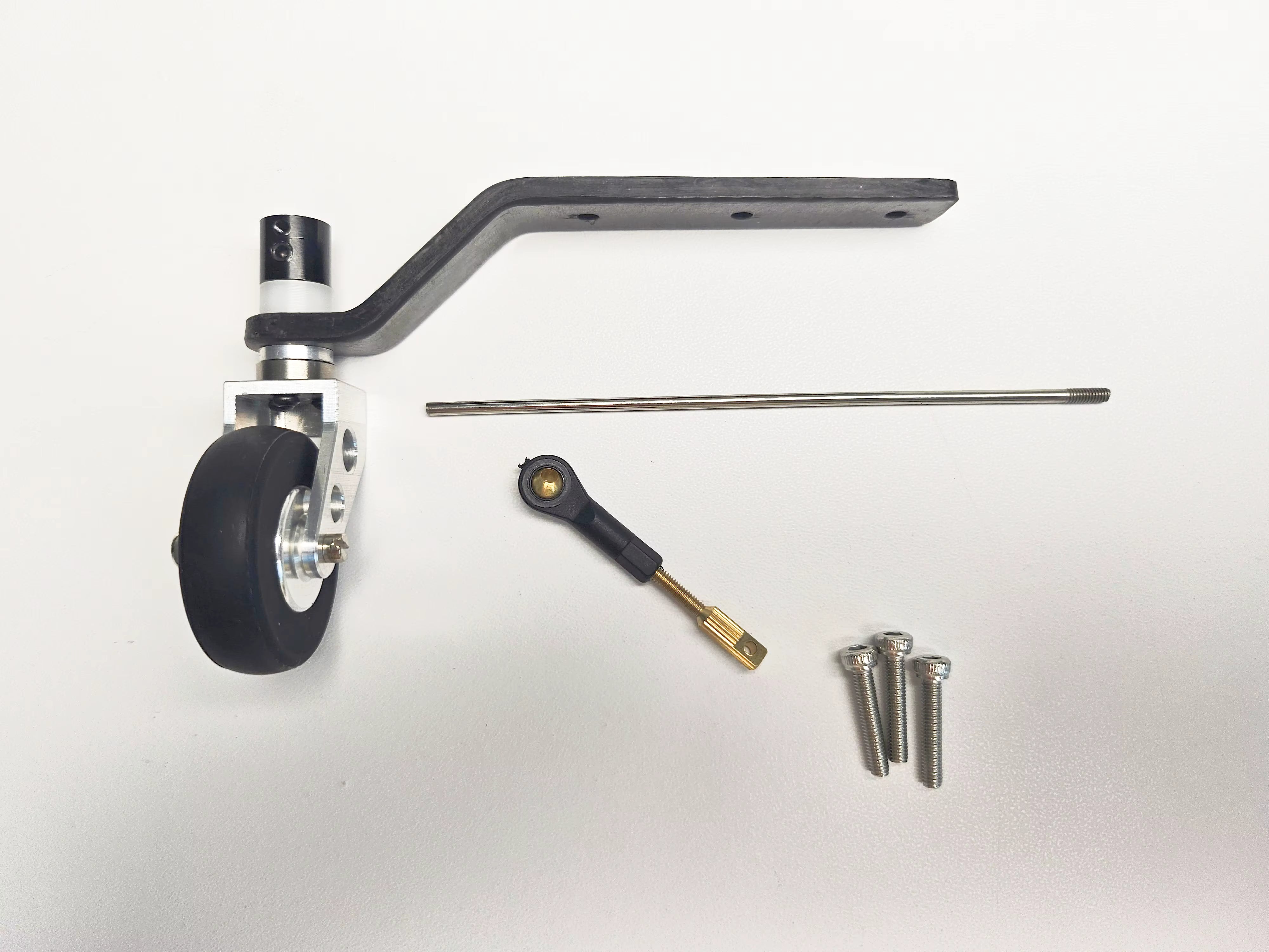 Nexus Carbon Fibre Tail Wheel Landing Gear for 20-40cc Pull Rod Style