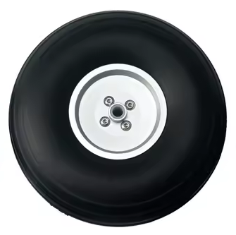 Nexus 3.5" PU Treaded Wheel with Aluminium Hub