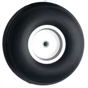Nexus 3.75" PU Treaded Wheel with Aluminium Hub