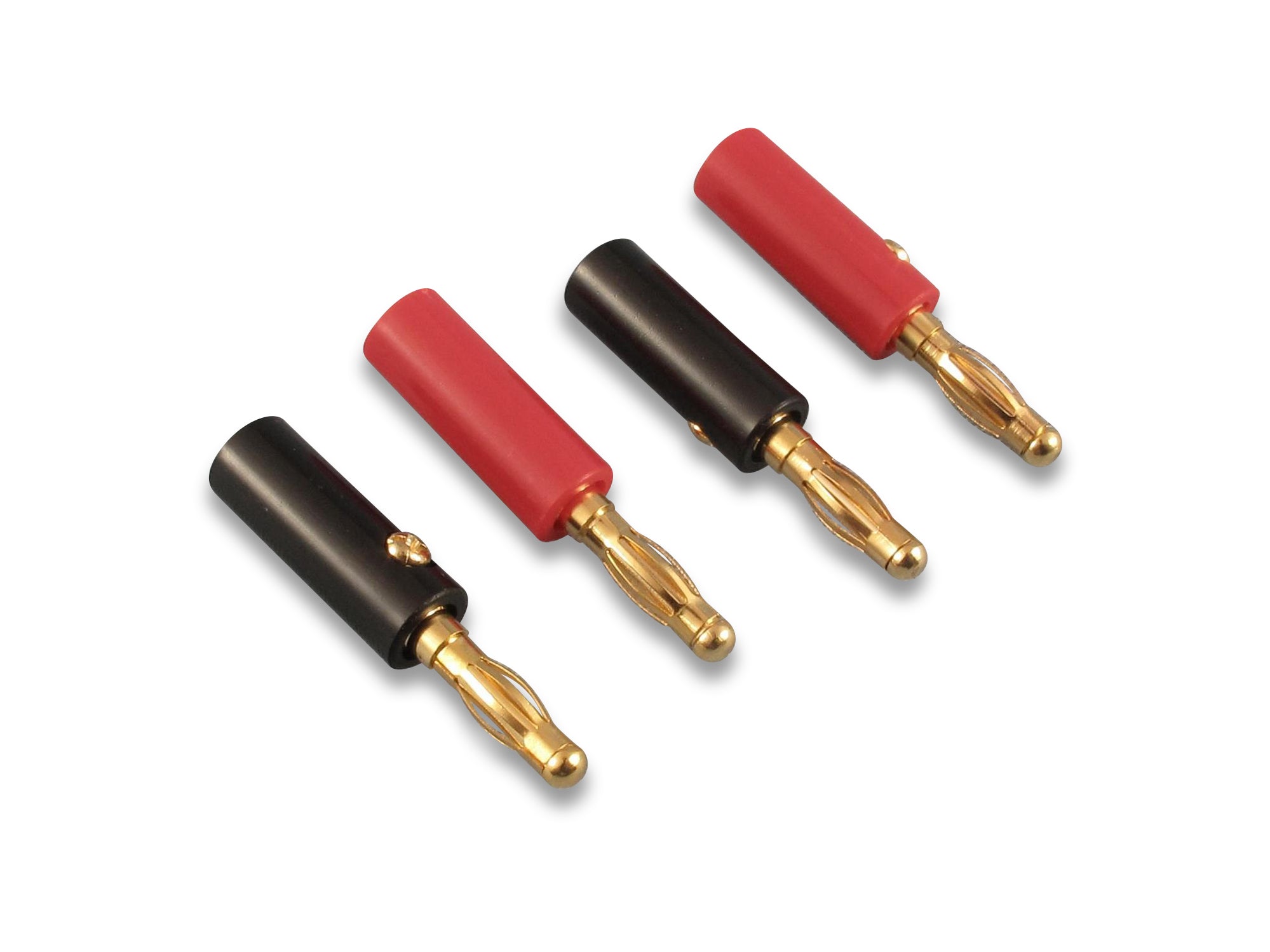 Banana Plugs (4mm Gold) 2prs