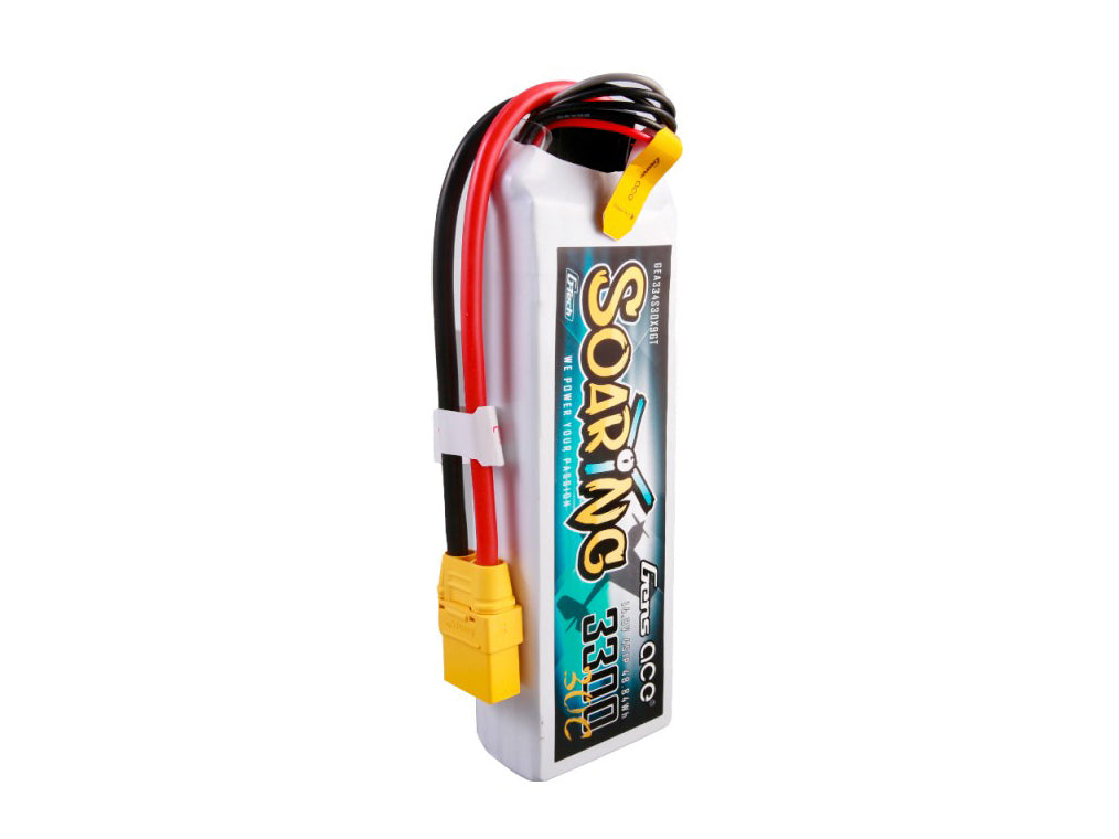 Gens Ace Li-Po G-Tech 4S 14.8V 3300mAh 30C Soaring with XT90 GT4S3300-30X9