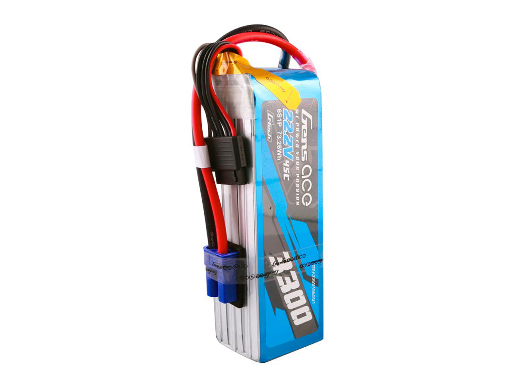 Gens Ace Li-Po G-Tech 6S 22.2V 3300mAh 45C with EC5 GT6S3300-45E5