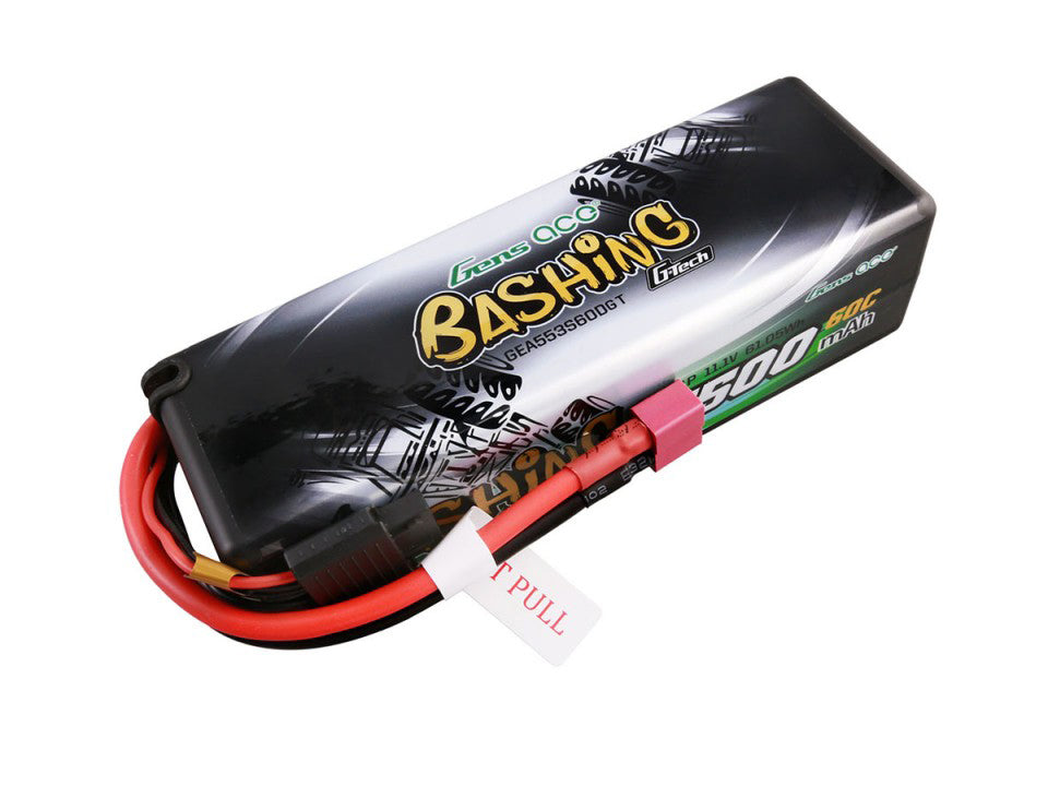 Gens Ace Li-Po Car Hard Case G-Tech 3S 11.1V 5500mAh 60C with T-Type GTC3S5500-60T