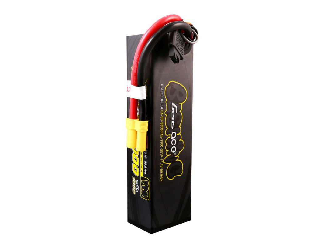 Gens Ace Li-Po Car G-Tech 3S 11.1V 8000mAh 100C Bashing with EC5 GTC3S8000-100E5