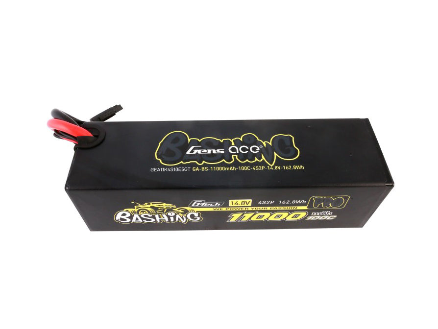 Gens Ace Li-Po Car G-Tech 4S2P 14.8V 11000mah 100C with EC5 GTC4S1100-100E5