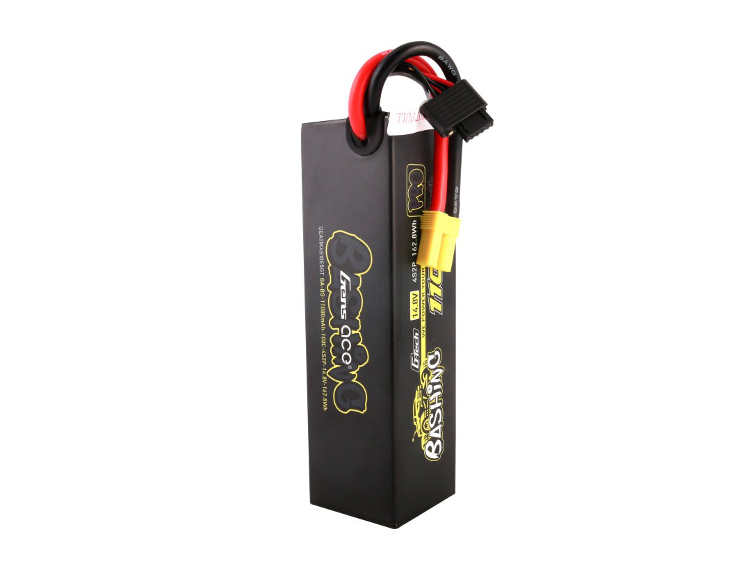 Gens Ace Li-Po Car G-Tech 4S2P 14.8V 11000mah 100C with EC5 GTC4S1100-100E5