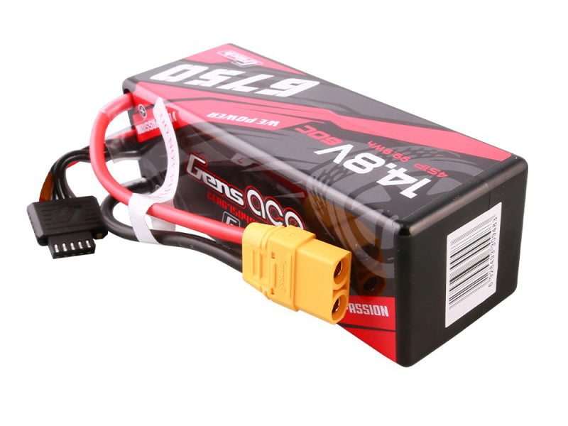 Gens Ace Li-Po Car G-Tech 4S 14.8V 6750mAh 60C with XT90 GTC4S6750-60X9