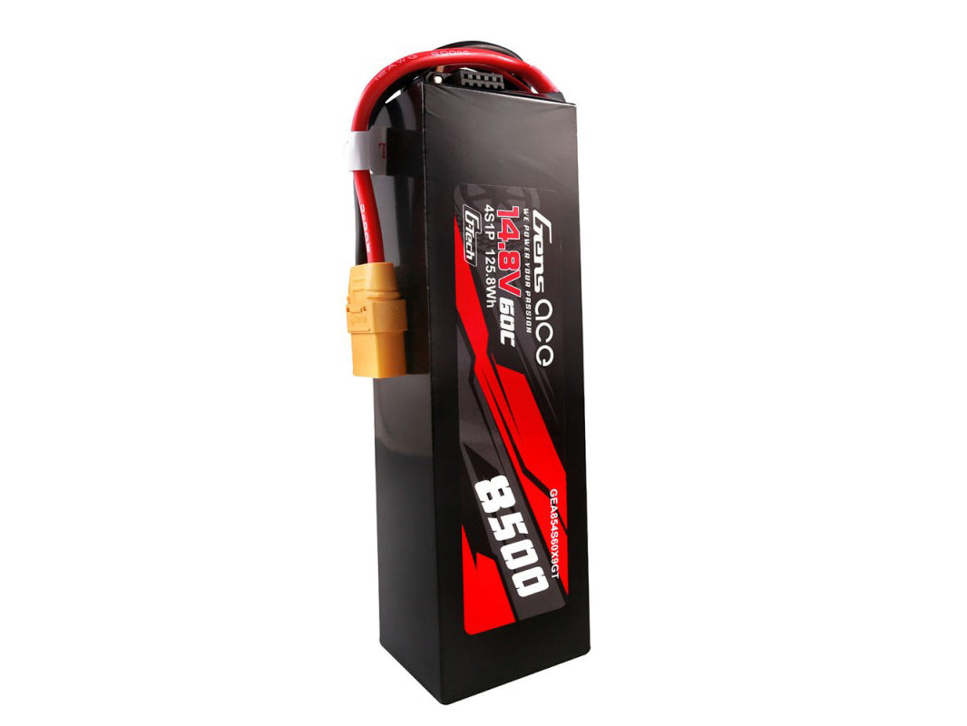 Gens Ace Li-Po Car G-Tech 4S 14.8V 8500mAh 60C with XT90 GTC4S8500-60X9