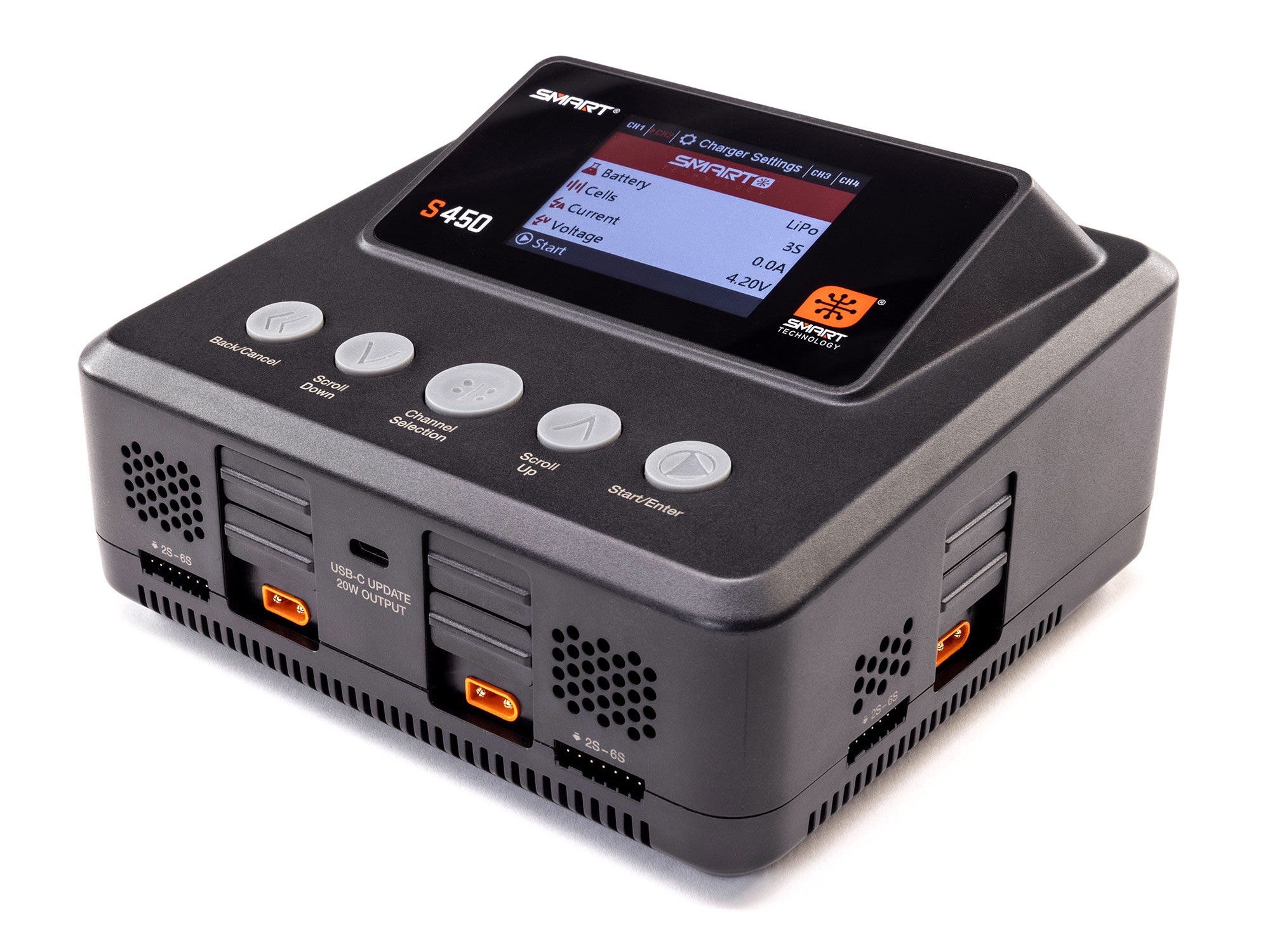 Spektrum S450 G2 AC/DC Smart Charger 4x50W SPMXC3040I