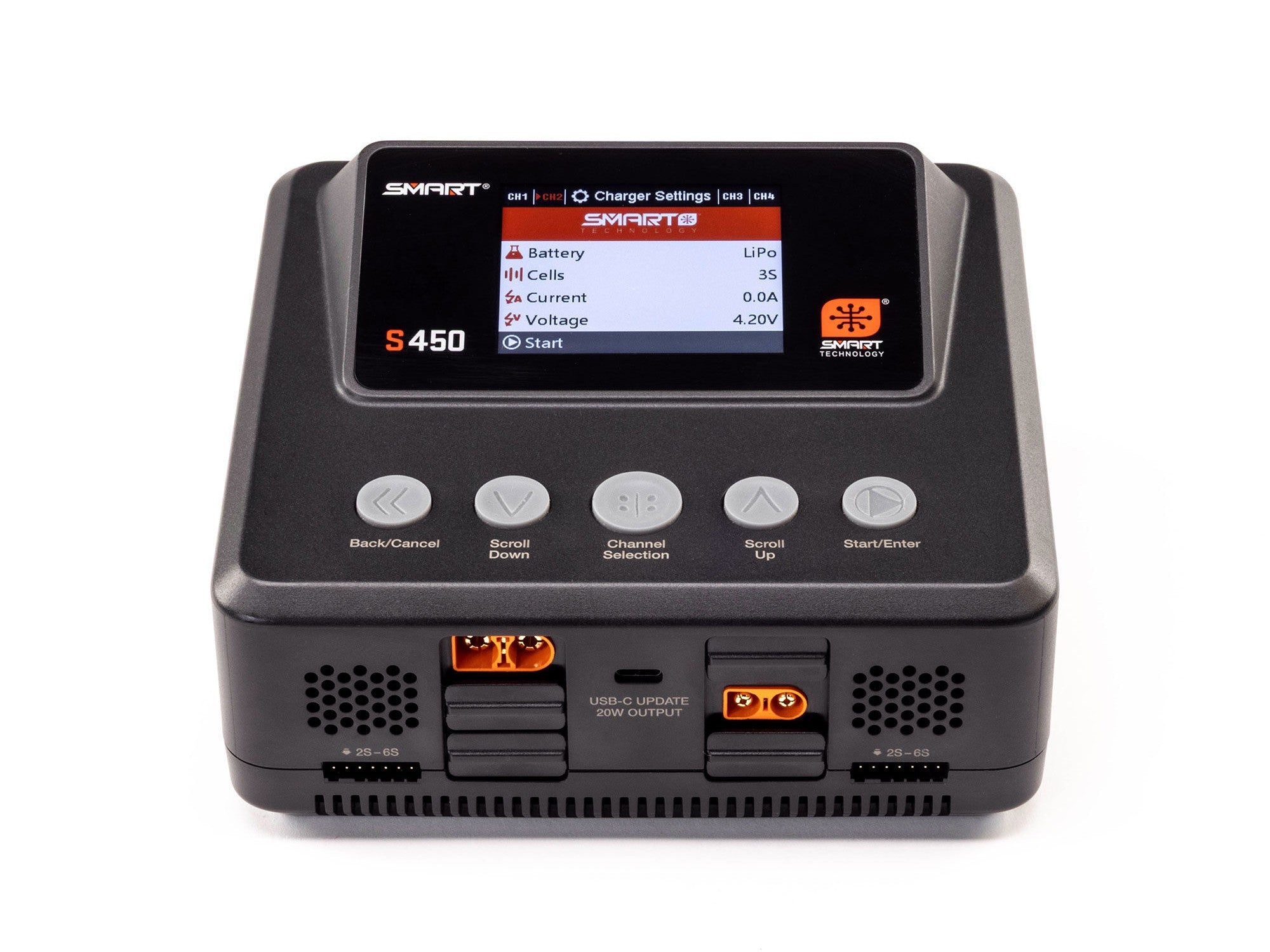 Spektrum S450 G2 AC/DC Smart Charger 4x50W SPMXC3040I