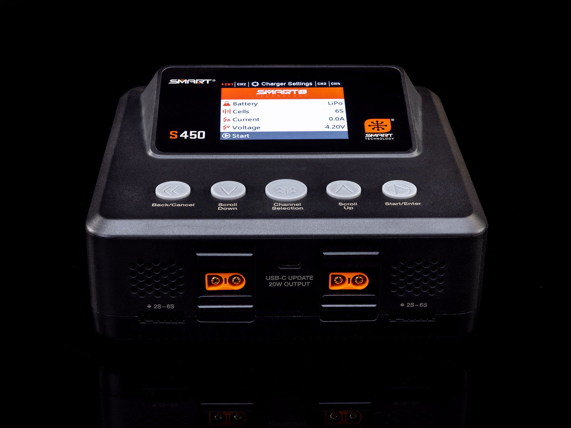 Spektrum S450 G2 AC/DC Smart Charger 4x50W SPMXC3040I