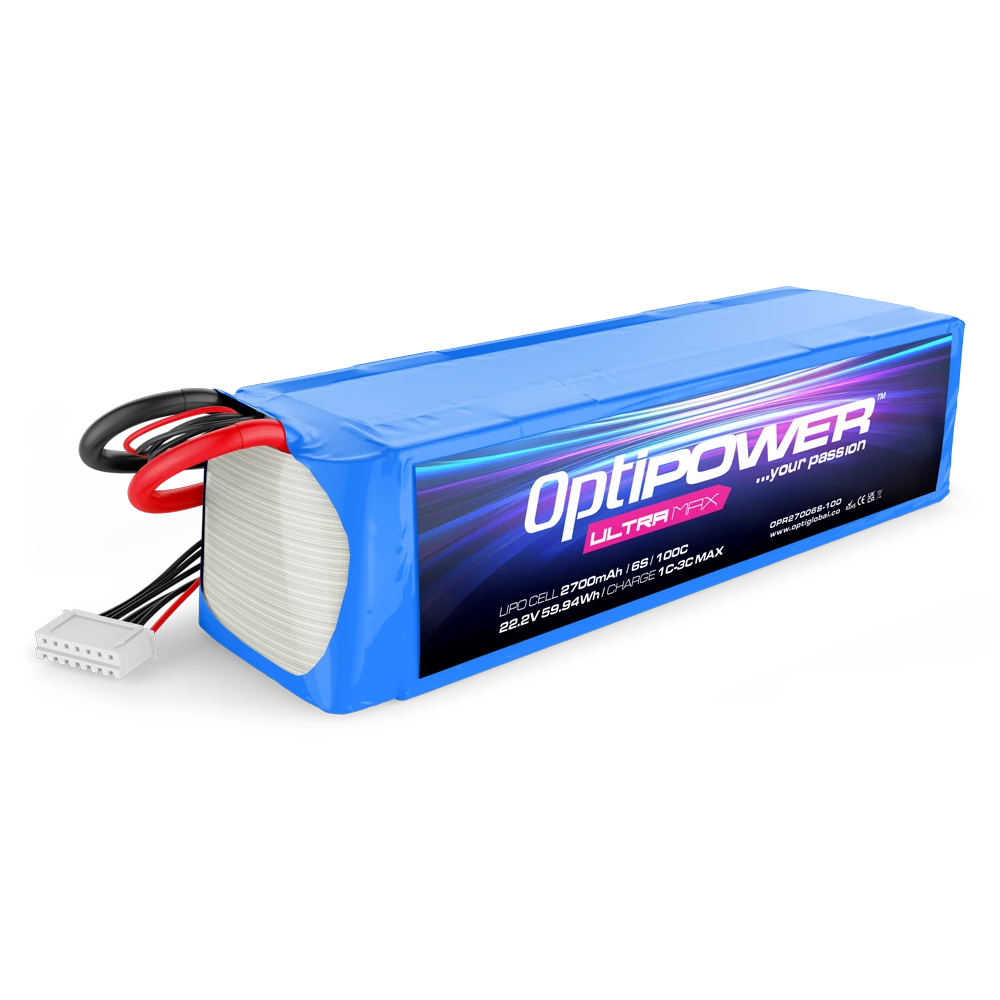 Optipower Ultra Max LiPo 2700mAh 6S 100C OPR27006S-100 from Nexus Modelling Supplies Models Northampton Model Web Website Site Webshop Shop Webstore Store