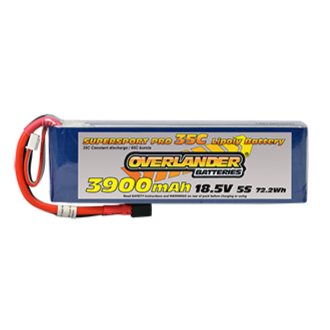 Overlander 3900mAh 18.5V 5S 35C Supersport Pro LiPo Battery 3191