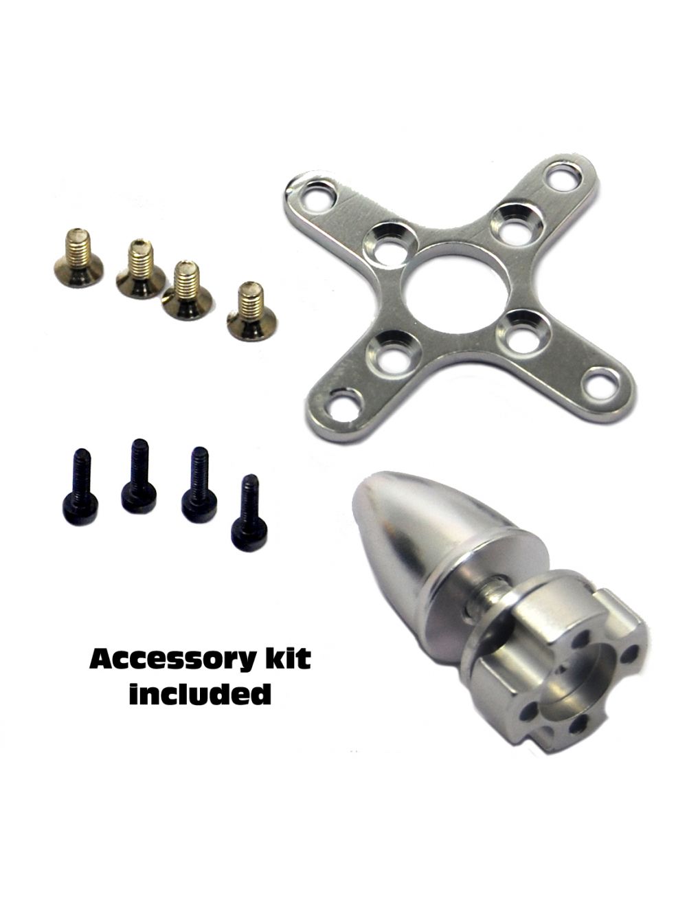 Overlander 6354/16 200KV Tornado Thumper V3 - Brushless Outrunner RC Motor (IC 1.10 Equivalent) 3103 Accessory kit Included