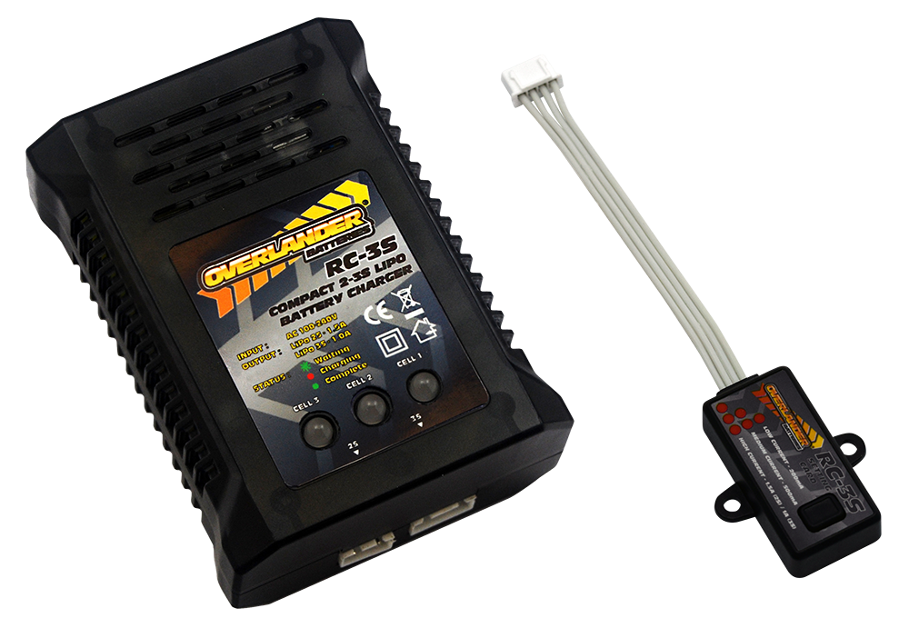 Overlander RC-3S Compact 12W Charger for 2-3S LiPo 2913